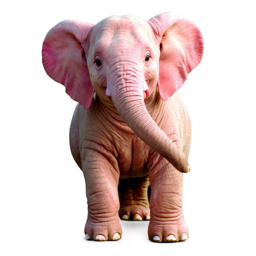 Laughing Pink Elephant Png Edw PNG image