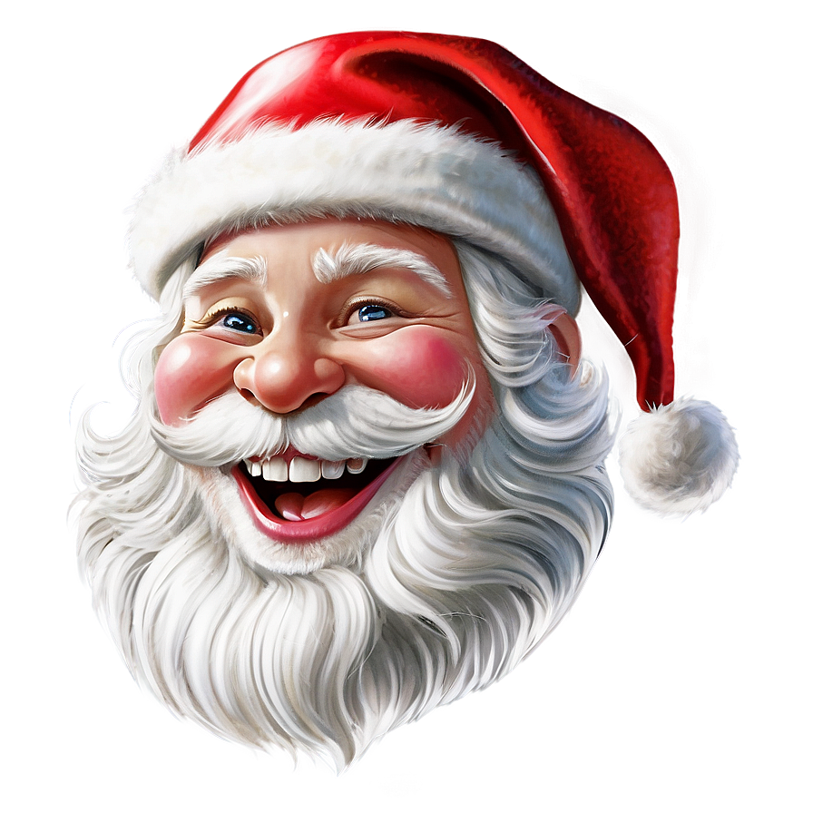 Laughing Santa Clipart Png Fcr PNG image