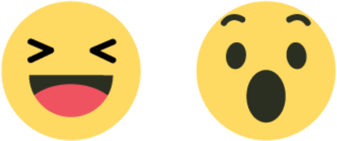 Laughingand Surprised Emoji Set PNG image