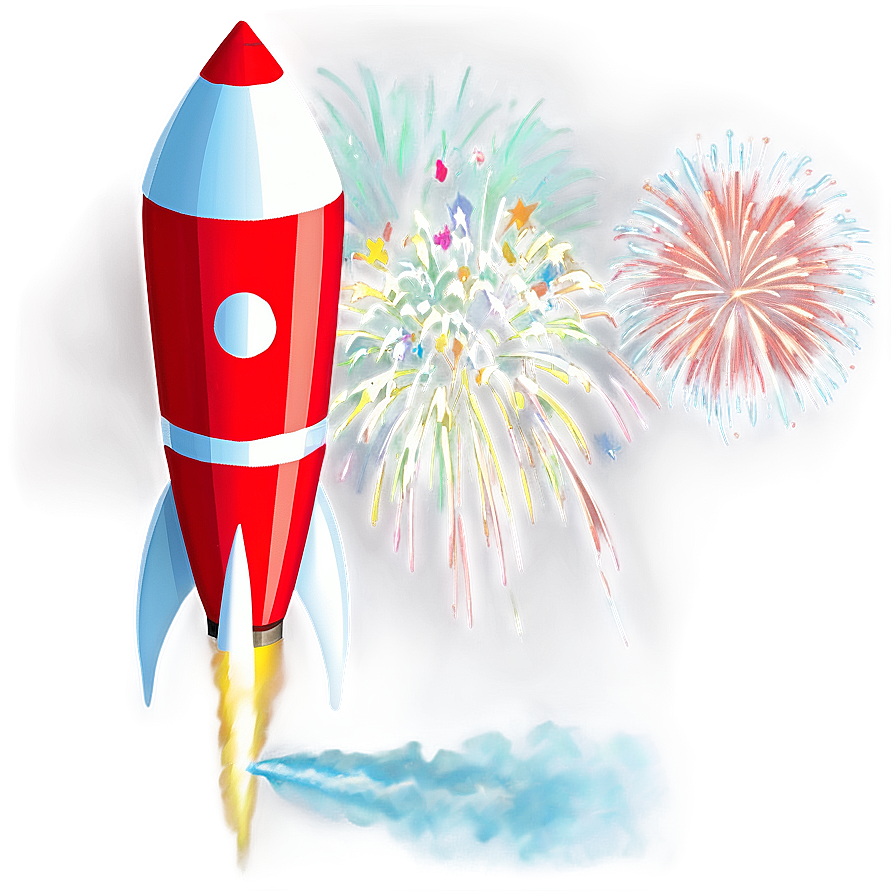 Launching Firework Rocket Png 57 PNG image