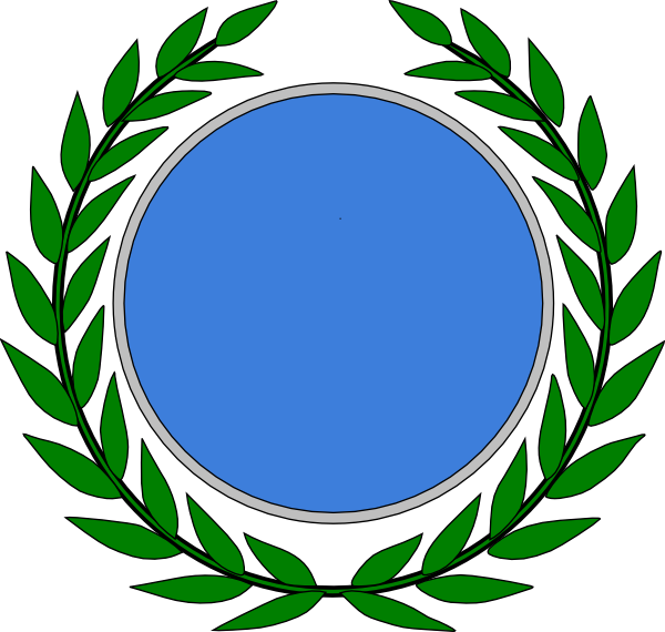 Laurel Wreath Emblem PNG image