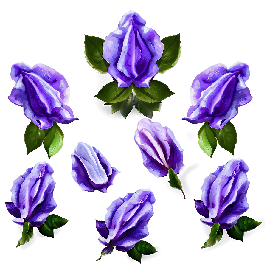 Lavender Rose Petals Png 90 PNG image