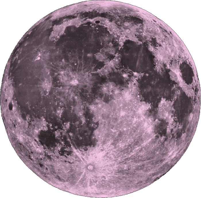 Lavender Tinted Full Moon PNG image