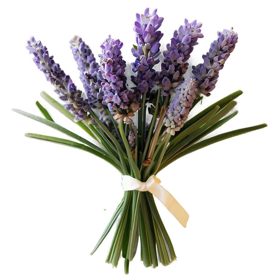 Lavender Wedding Bouquet Png 06132024 PNG image