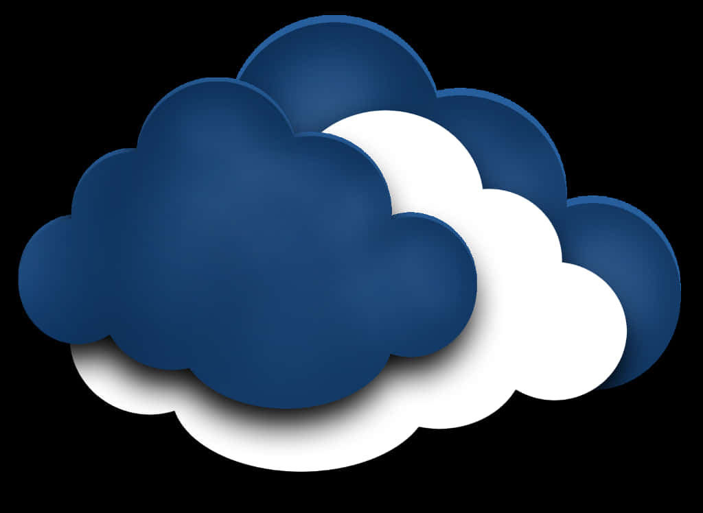 Layered Clouds Graphic PNG image