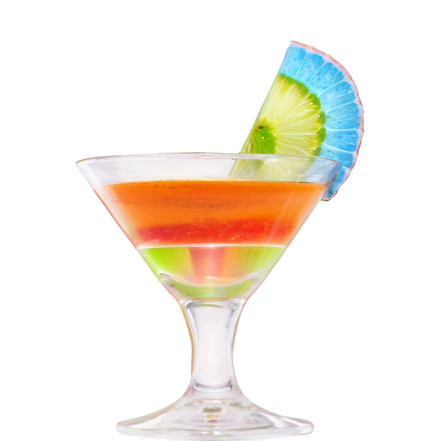 Layered Cocktail Glass Png 06212024 PNG image