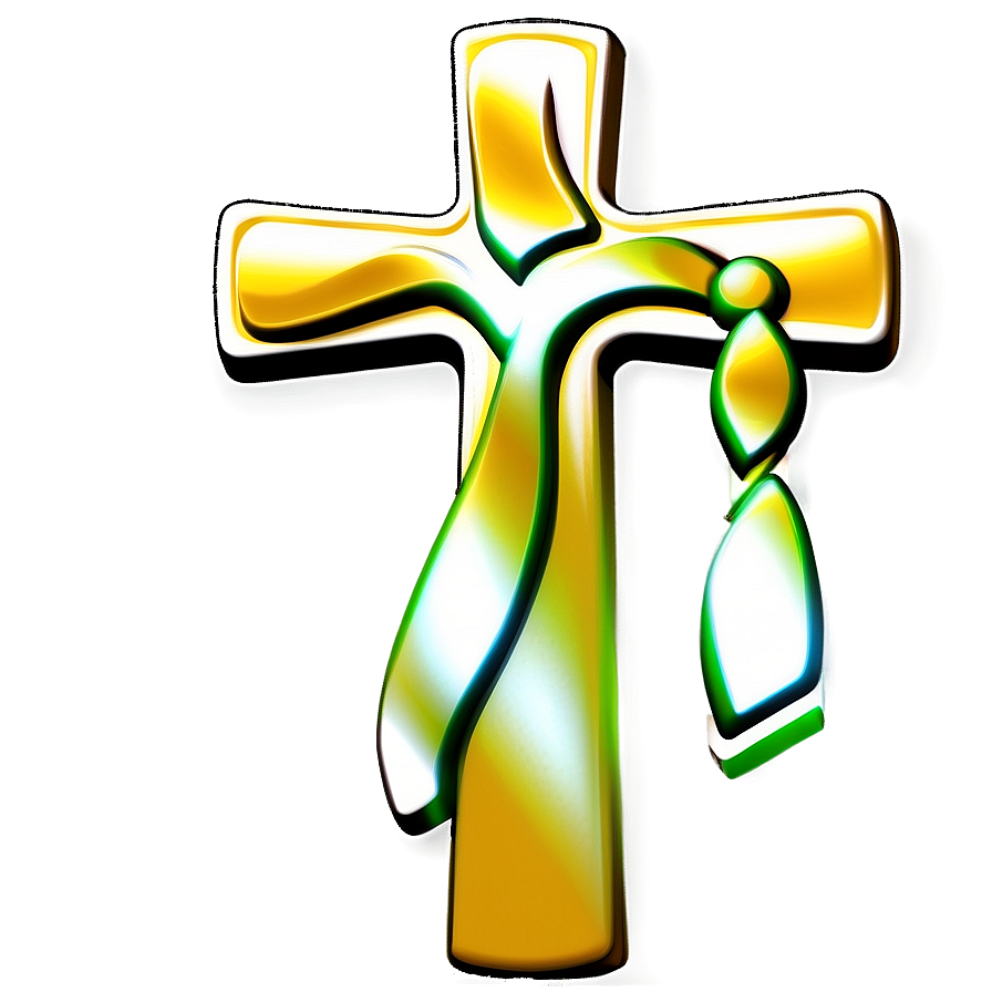 Layered Cross Design Png 12 PNG image