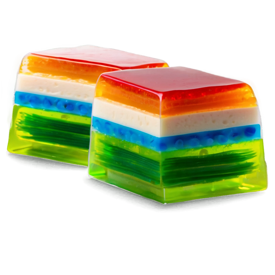 Layered Rainbow Jello Png Pas87 PNG image