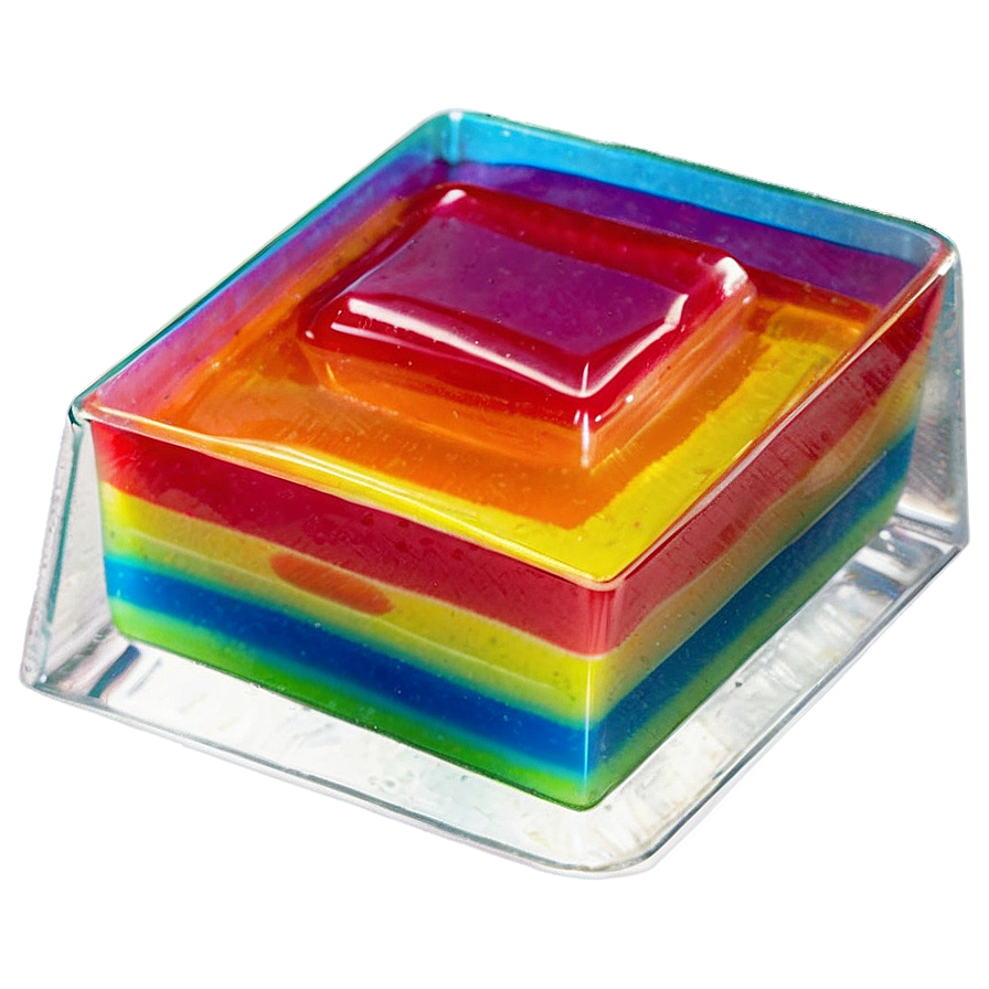 Layered Rainbow Jello Png Tks PNG image