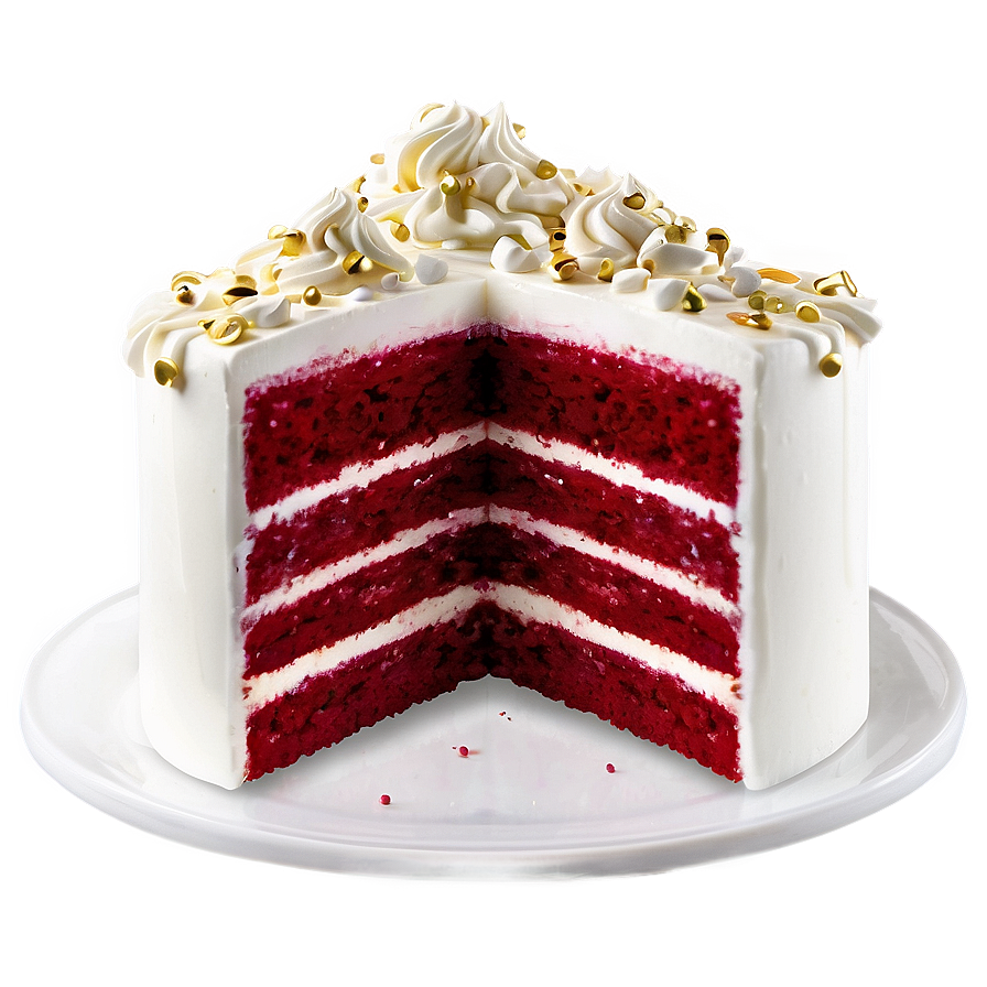 Layered Red Velvet Cake Png Wvt78 PNG image