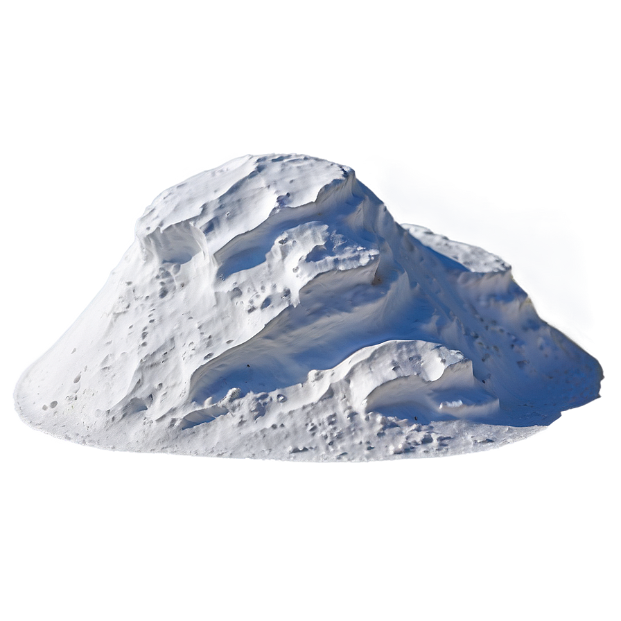 Layered Snow Pile Png Lkg PNG image