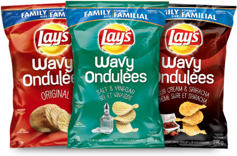 Lays Wavy Chips Variety Pack PNG image