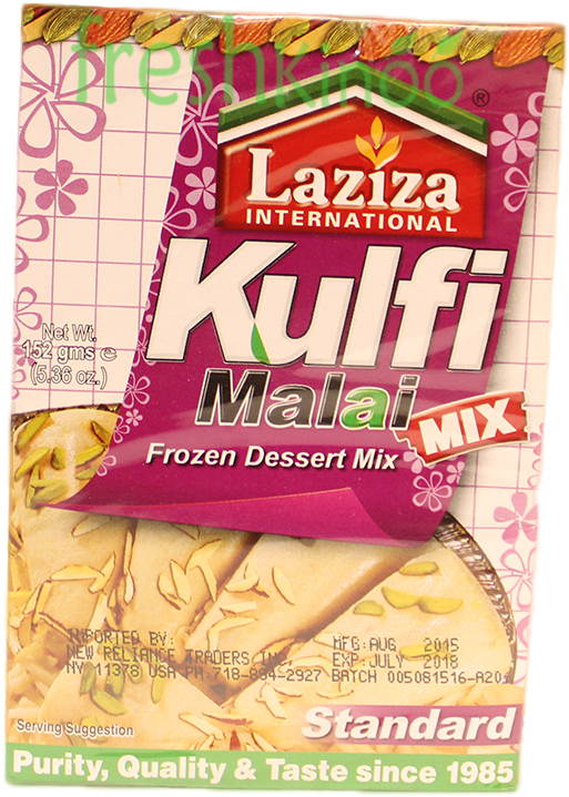 Laziza Kulfi Malai Mix Package PNG image