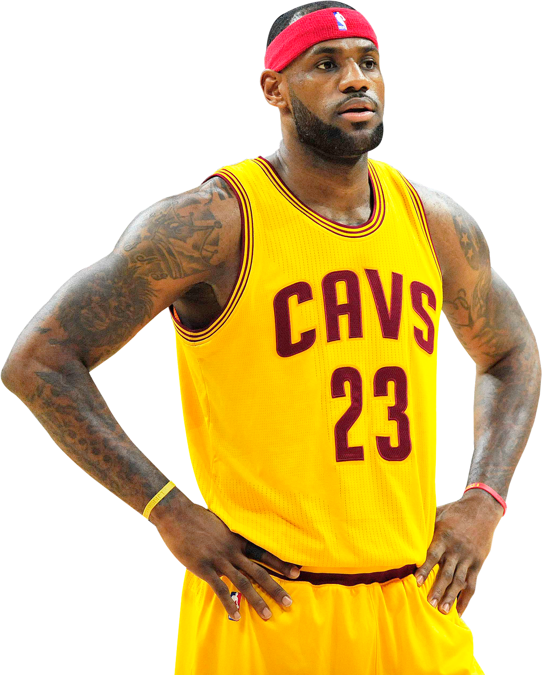 Le Bron Cavaliers Uniform PNG image