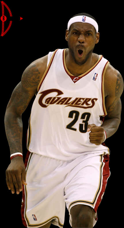 Le Bron James Cleveland Cavaliers Intensity PNG image