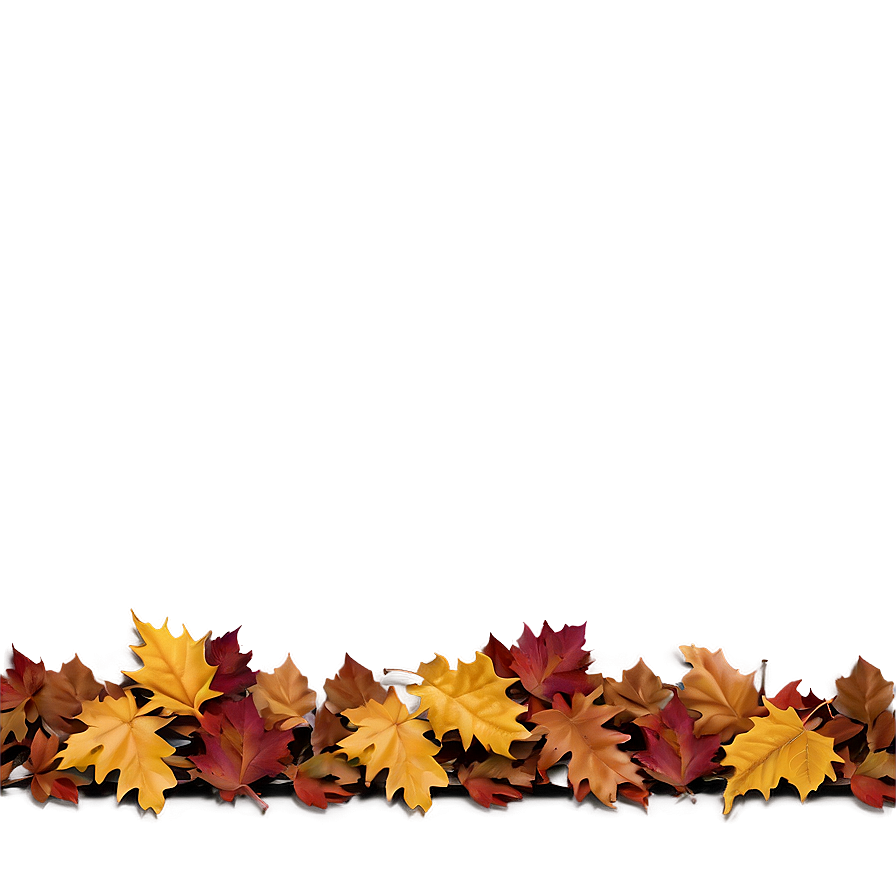 Leaf Pile Border Png Opf PNG image