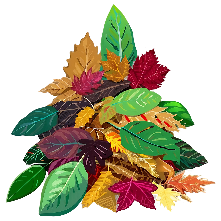 Leaf Pile C PNG image