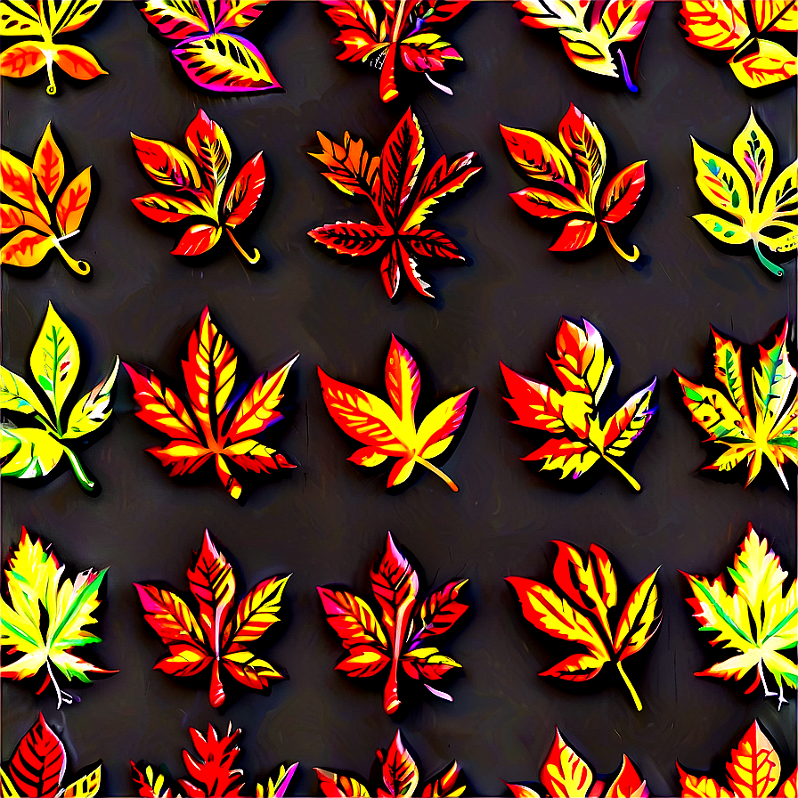 Leaf Seamless Pattern Png 06272024 PNG image