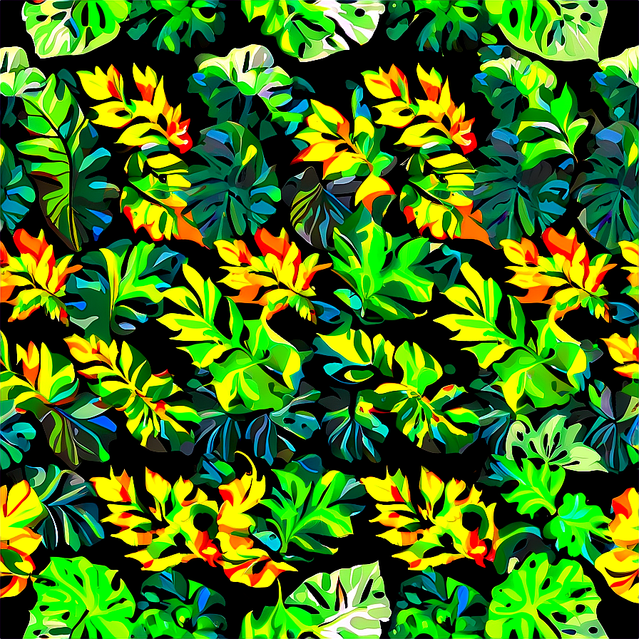 Leaf Seamless Pattern Png Ohh PNG image