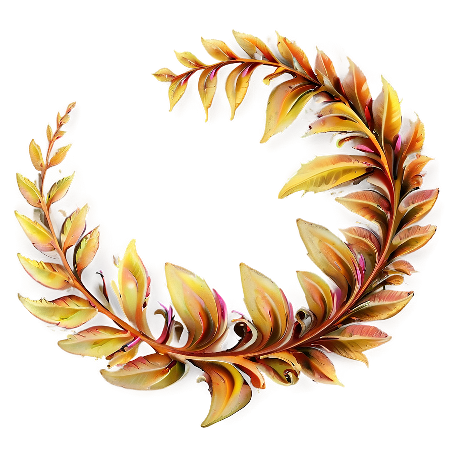 Leaf Swirl Png 05032024 PNG image