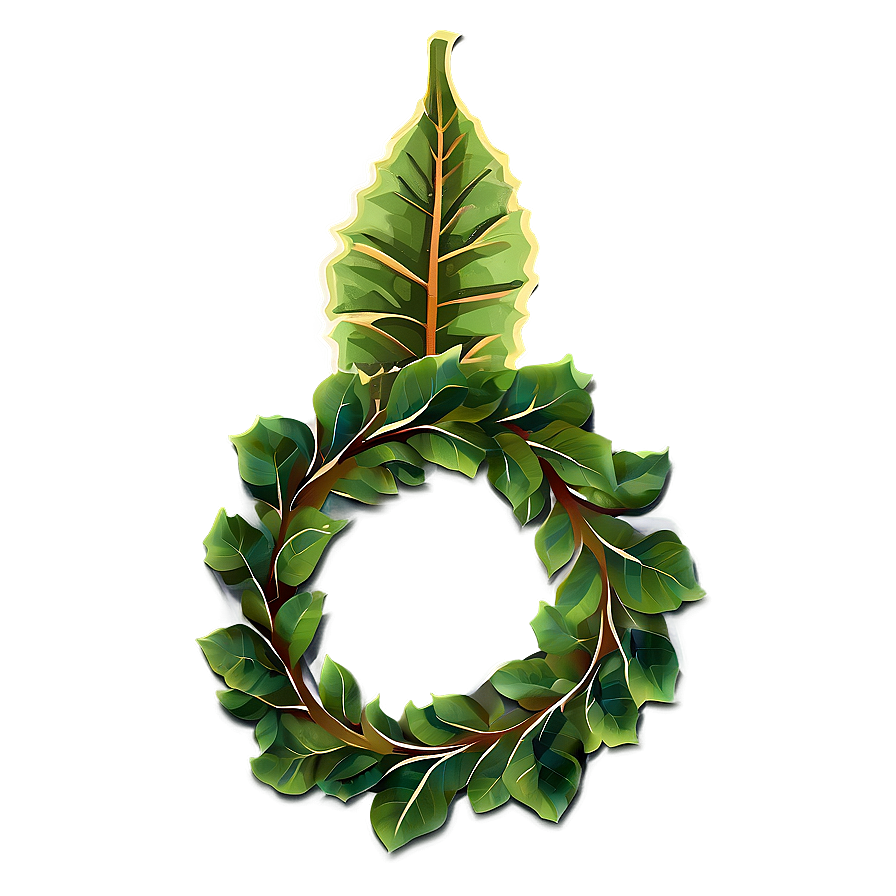 Leaf Wreath Png Sry PNG image