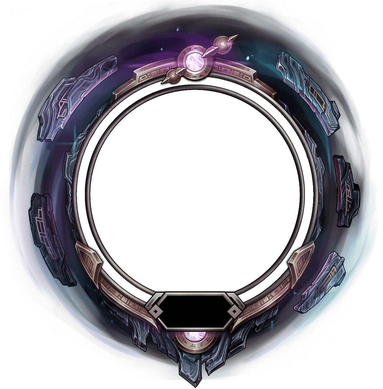 Leagueof Legends Magical Portal Frame PNG image