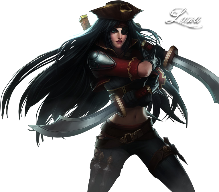 Leagueof Legends Pirate Champion Artwork PNG image