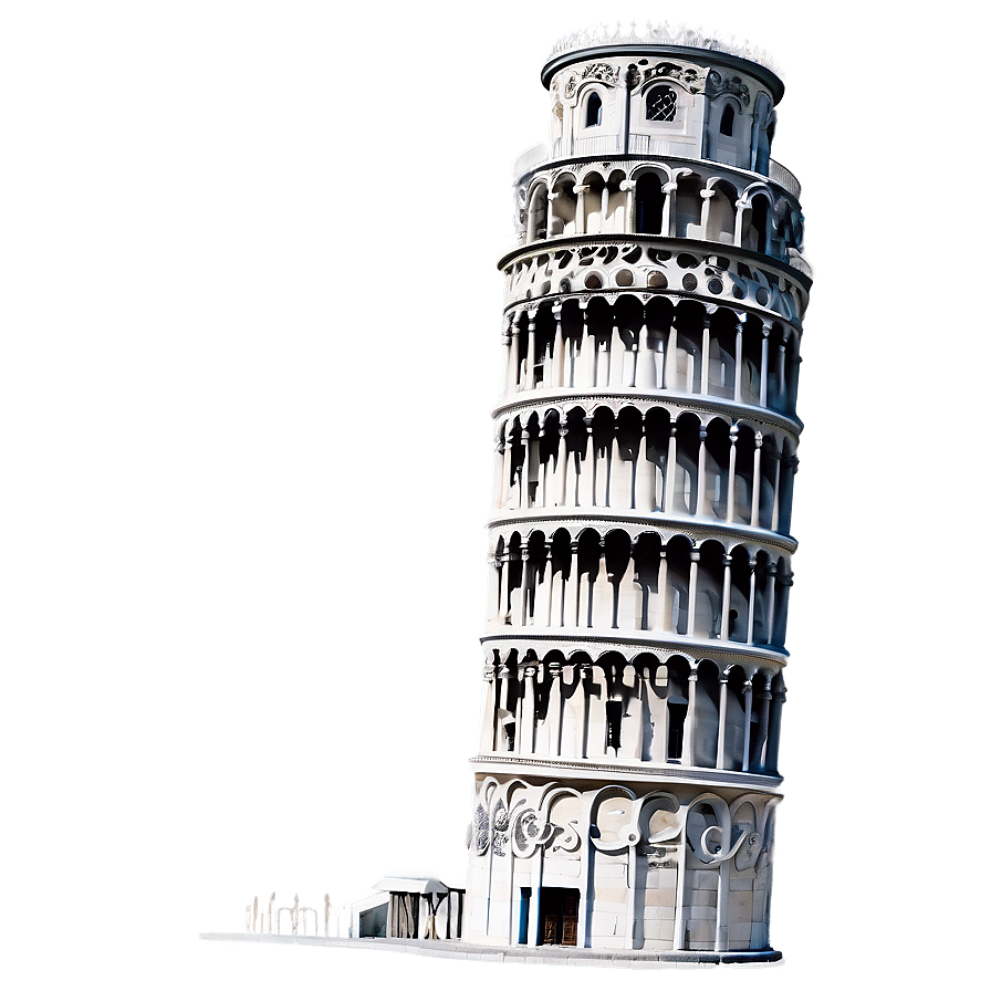 Leaning Tower Of Pisa Png 05212024 PNG image