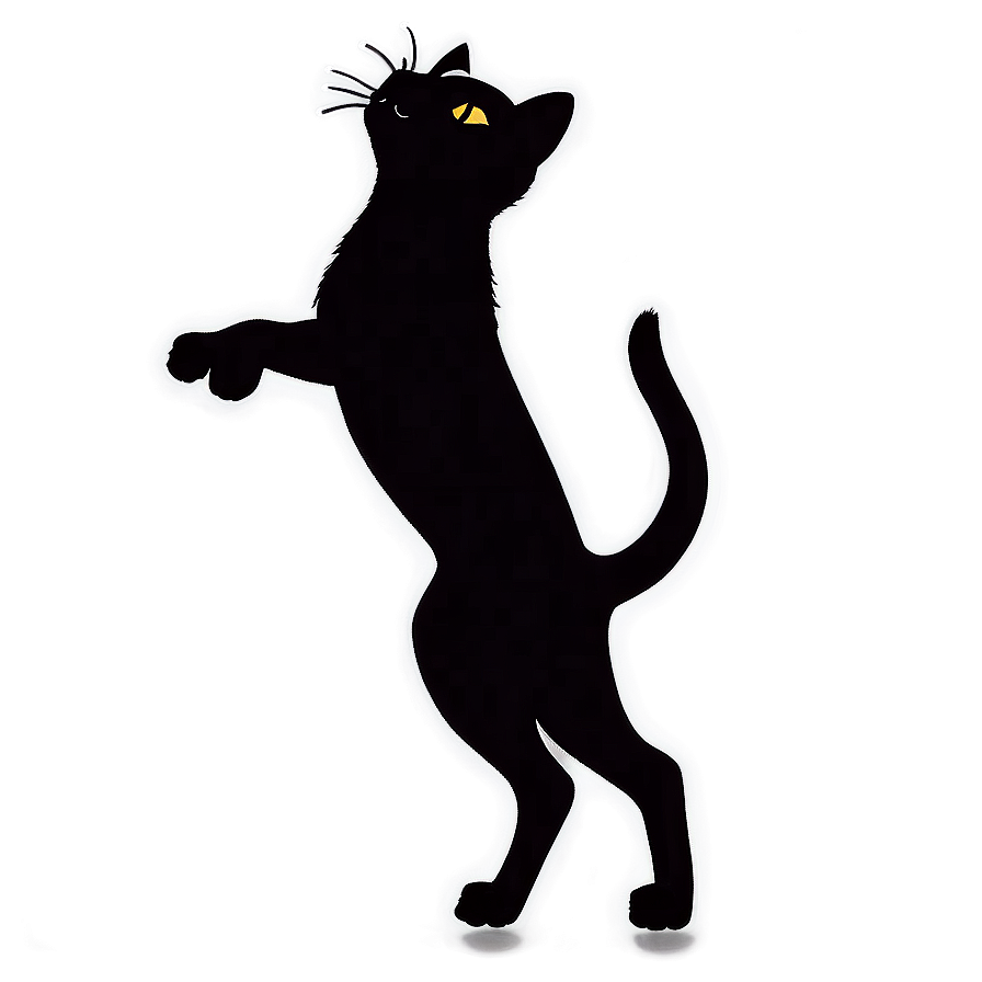 Leaping Cat Silhouette Png Tck49 PNG image