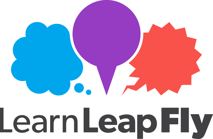 Learn Leap Fly Logo Graphic PNG image