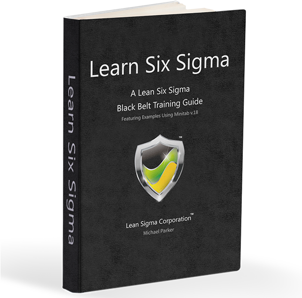 Learn Six Sigma Black Belt Training Guide Book PNG image