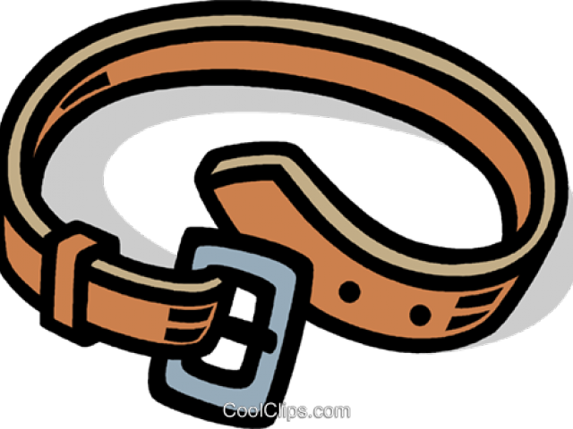 Leather Belt Cartoon Illustration PNG image