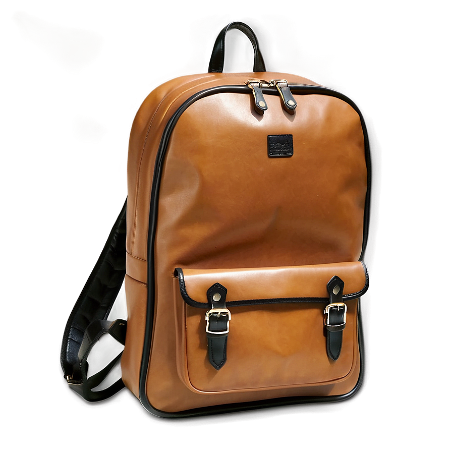 Leather Bookbag Png 06212024 PNG image