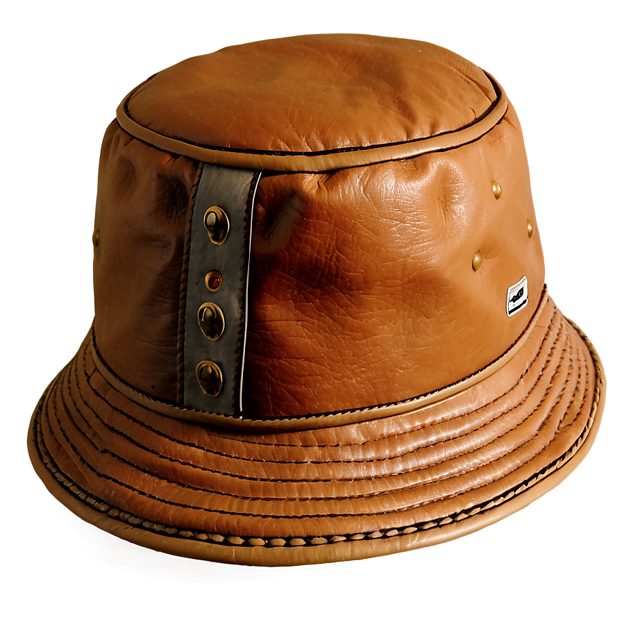 Leather Bucket Hat Png 46 PNG image