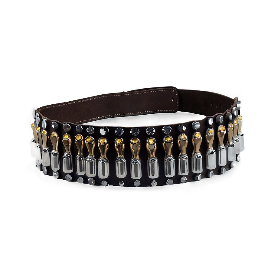 Leather Bullet Belt Png 99 PNG image