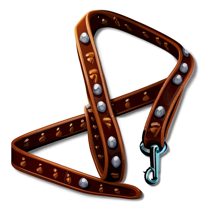 Leather Dog Leash Png 24 PNG image