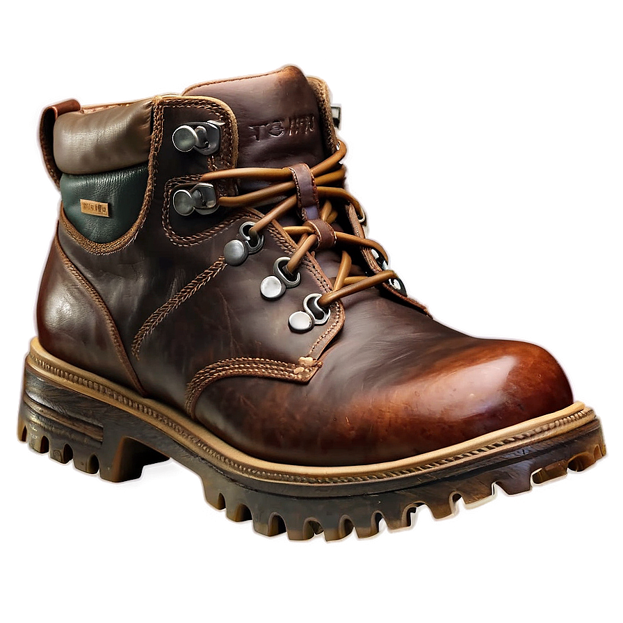 Leather Hiking Boot Png Plf PNG image