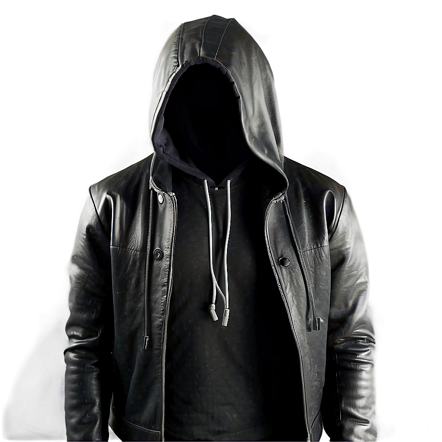 Leather Hoodie Strings Png 44 PNG image