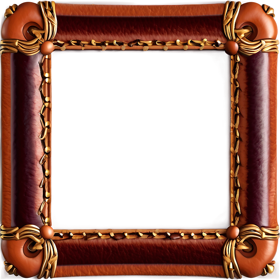 Leather Picture Frame Png Mfk57 PNG image