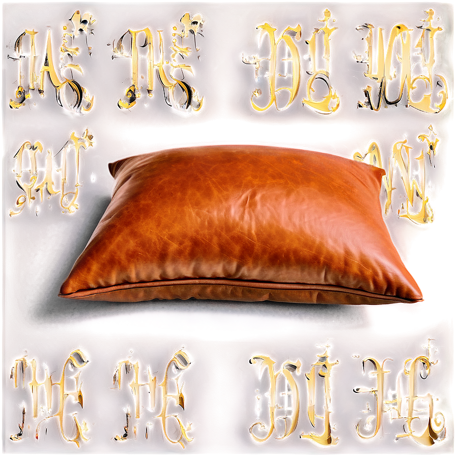 Leather Pillow Png Vjw PNG image