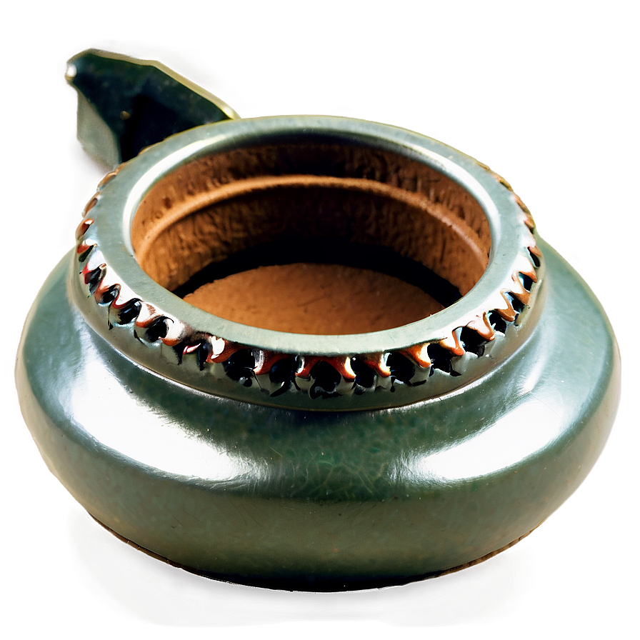 Leather Wrapped Ashtray Png Hkh25 PNG image