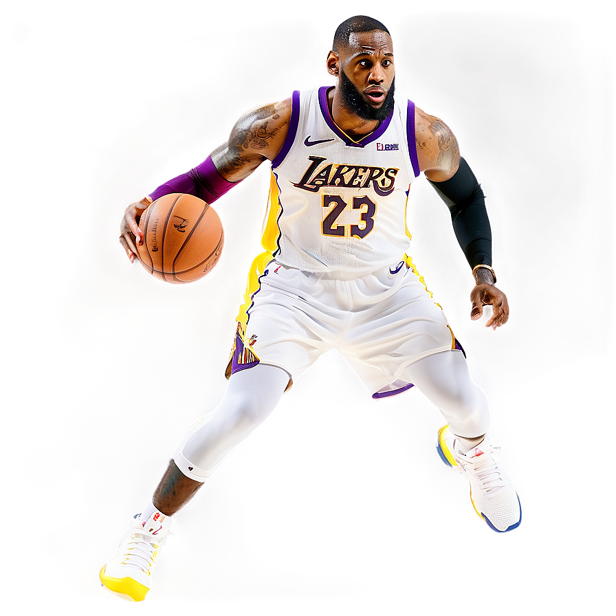 Lebron James Behind-the-back Dribble Png Jbv93 PNG image