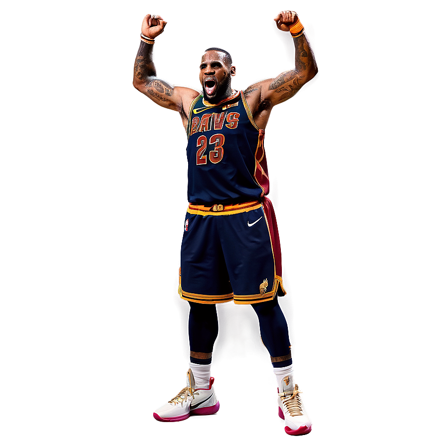 Lebron James Championship Celebration Png 05232024 PNG image