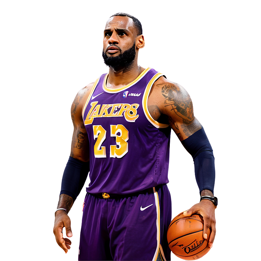 Lebron James Setting Up Play Png 05232024 PNG image