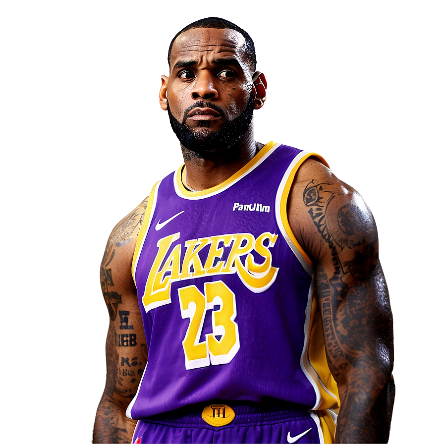 Lebron Lakers Jersey Png Cfa48 PNG image