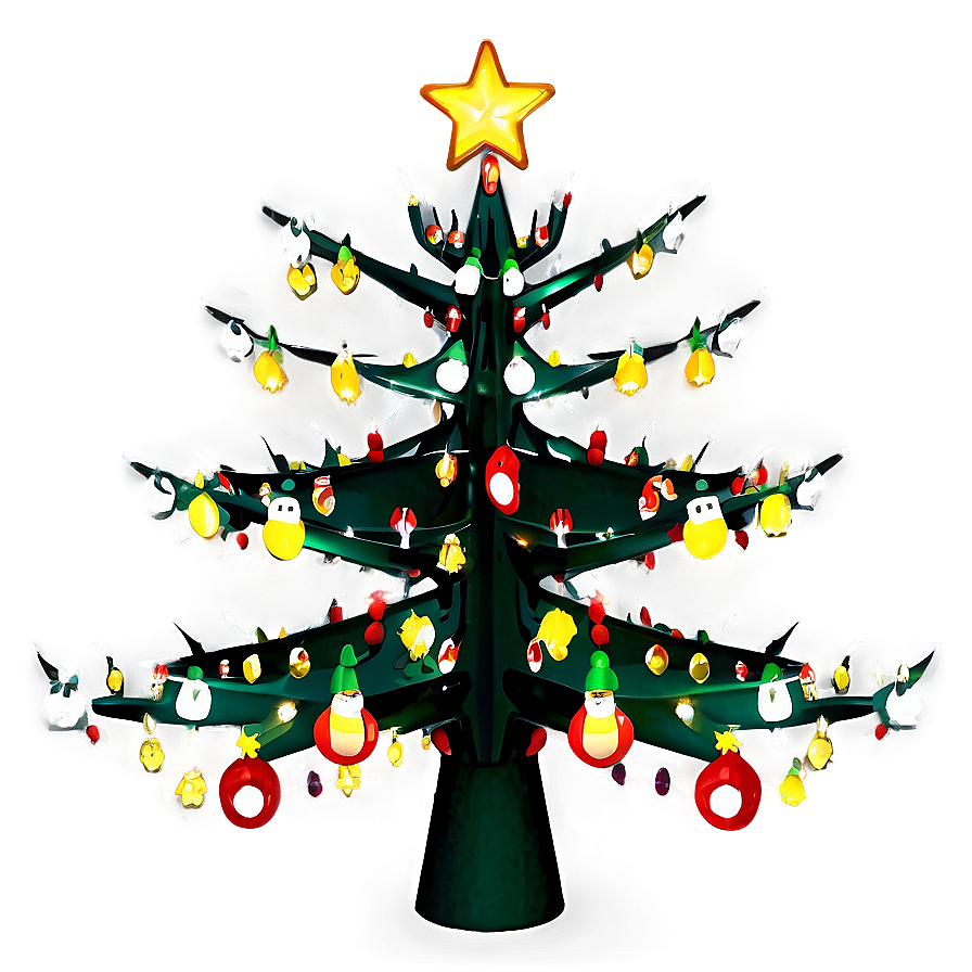 Led Light Christmas Tree Star Png 69 PNG image