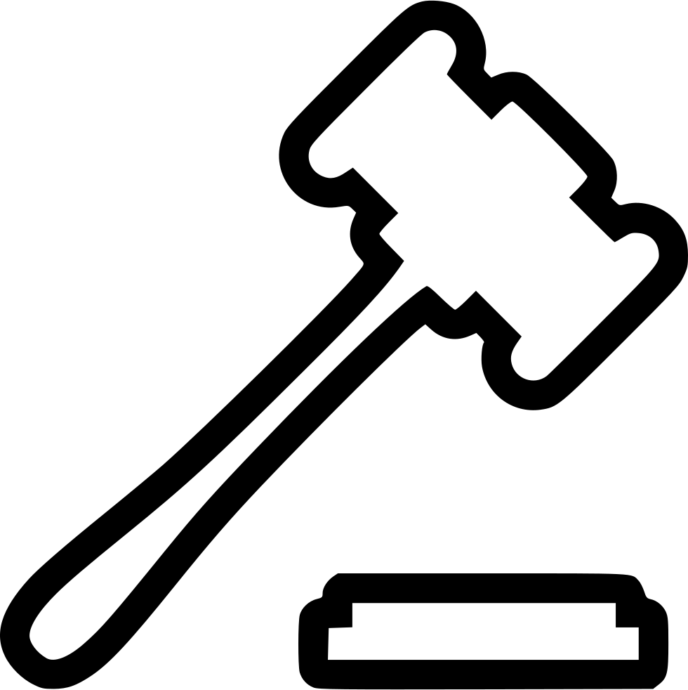 Legal Gavel Icon PNG image