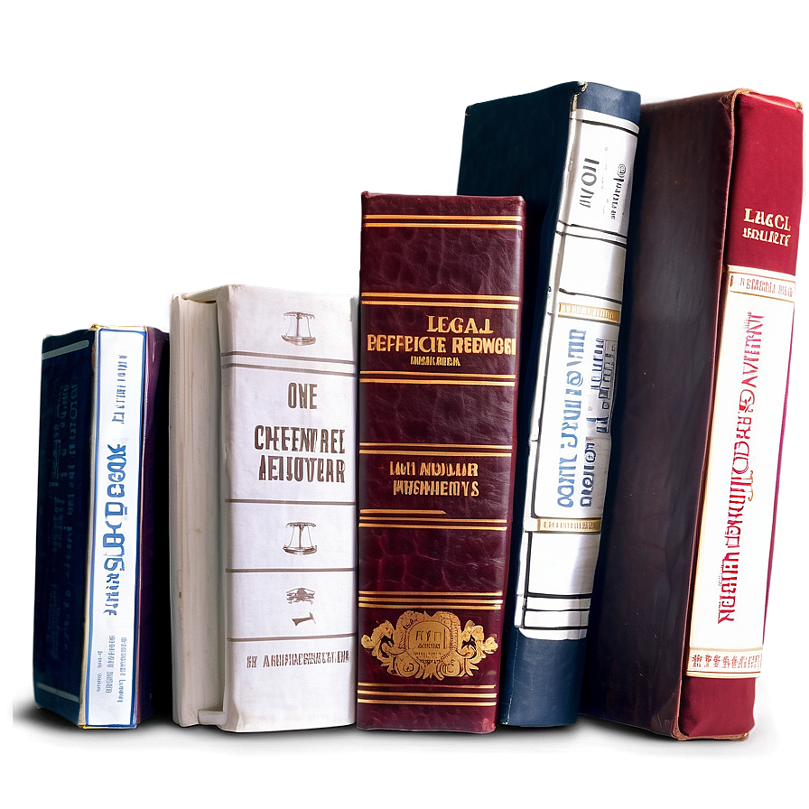 Legal Reference Book Spine Png 88 PNG image