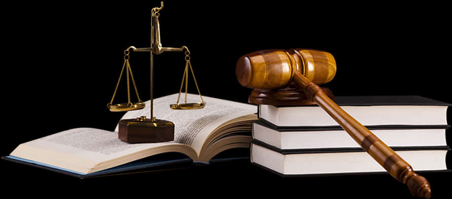 Legal Symbols Gaveland Scalesof Justice PNG image