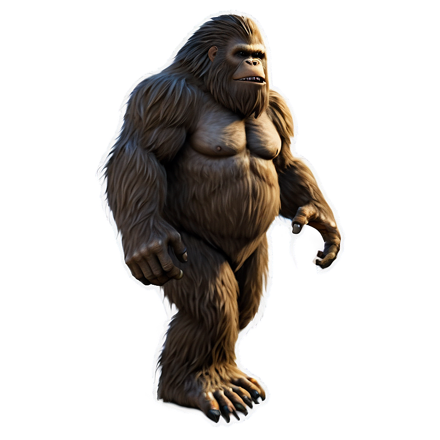 Legendary Bigfoot Profile Png Ykf25 PNG image